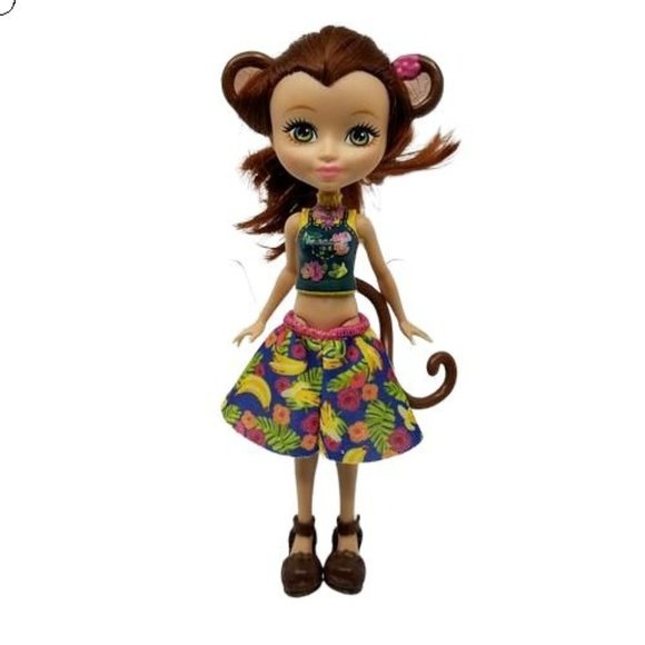 Enchantimals Merit Monkey Doll 6.50 in Mattel Toy Fashion Doll 2016 - Picture 1 of 8